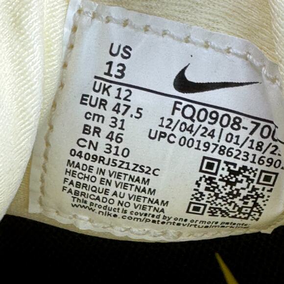 Nike Pegasus Trail 5 GORE-TEX Men's Size 13 Running Shoes Gold FQ0908-700 NEW - Picture 8 of 9